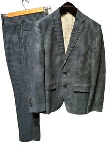  высший класс linen как новый!BrooksBrothers Brooks Brothers костюм size38 W30/ L32 выставить жакет брюки лен 100% однобортный костюм 