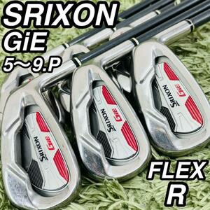 スリクソン GiE ジー アイアン6本セット メンズゴルフ 初心者 入門 大人気 SRIXON カーボンシャフト 大人気モデル ダンロップ DUNLOP