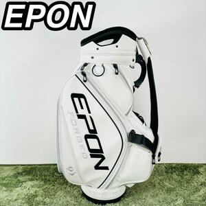 EPON エポン キャディバッグ 3点式 レザー カート式 ツアーモデル