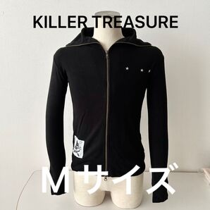 KILLER TREASURE キラートレジャー メンズ ハイネック フルジップ Mサイズ