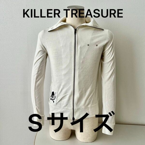 KILLER TREASURE キラートレジャー メンズ ハイネック フルジップ Sサイズ