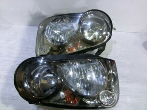 T[L4-21][160 size ]* Subaru / Impreza WRX STI/ teary eyes original HID head light left right / junk treatment /* scratch * dirt have 