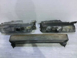 T【L4-68】【160サイズ】★Nissan/1938Silvia/Genuine ヘッドLight set/vehicleParts/ジャンク扱い/※傷・汚れ有