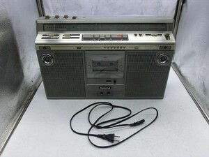 T[3.-73][140 size ]National National /RX-5300 radio-cassette / electrification possible / junk treatment /* scratch * dirt have 