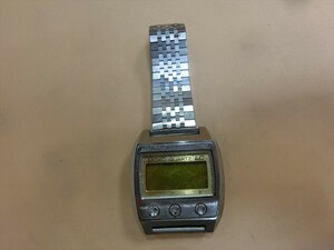 T【オ5-51】【60サイズ】▲seiko セイコー QUARTZ LC クオーツ 0614-5010 デジタル 腕時計/非稼働/※傷汚れ有