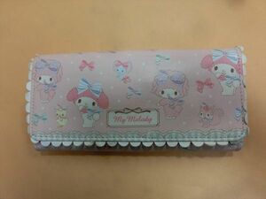 T【エ5-95】【60サイズ】▲Sanrio サンリオ/マイメロディ レディース 長財布 ピンク/※傷・汚れ有