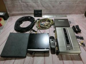 T【3り-35】【100サイズ】★ALPINE カーオーディオ/アルパイン/DVI-9990J＋PXI-H990/ DVDプレイヤー/動作未確認/※傷、汚れあり