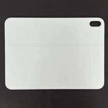 【中古 美品】Apple Magic Keyboard Folio iPad(第10世代)用 日本語(JIS) ホワイト MQDP3J/A マジックキーボード ②_画像5