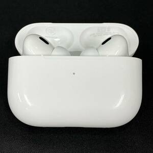 【中古 美品】Apple AirPods Pro 第2世代 USB-C ホワイト MTJV3J/A ワイヤレスイヤフォン