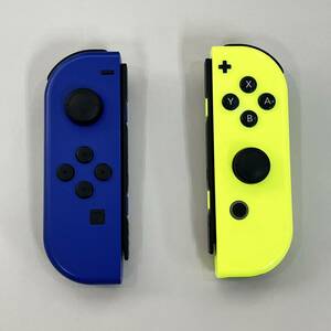 【中古】任天堂 Nintendo Switch専用 Joy-Con (L) ブルー/(R) ネオンイエロー コントローラー HAC-A-JAPAA