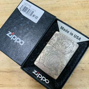 3C37370 ZIPPO ジッポー Re：ゼロから始める異世界生活Ram Rem リゼロ ラム レム 3面加工 銀サテン 2018年製