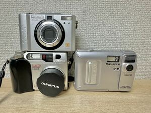 A975 Panasonic DMC-LC20 / OLYMPUS C-2020 ZOOM/ Fujifilm Finepix 1200 3台まとめ