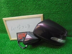 9EG3055OG3 ) ダイハツ ムーヴ コンテ L575S 純正ウィンカー付電格サイドドアミラー左　　87940-B2B10-03