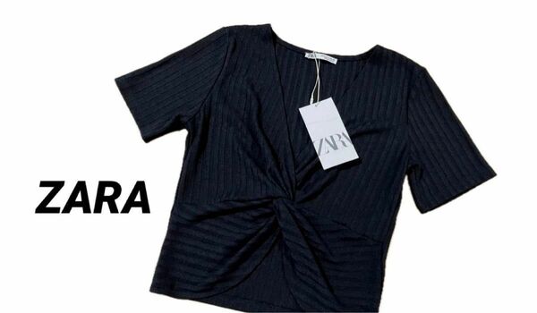 ☆ZARA ザラ クロップドTシャツ ショート丈Tシャツ 新品・未使用・タグ付き！