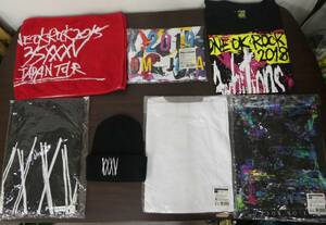 *ONE OK ROCK one o clock one o Clive goods T-shirt towel knitted cap etc. breaking the seal ending contains 7 point . summarize 1 jpy start *