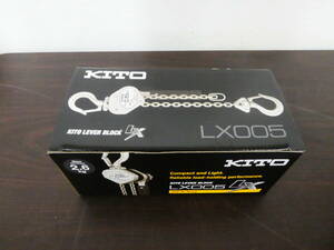 * ③ lever block KITOkito-500kg LX005 1 jpy start *
