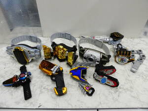 * Bandai BANDAI Kamen Rider metamorphosis belt go- Buster go- kai ja- both ryuuja- etc. large amount . summarize used 1 jpy start *