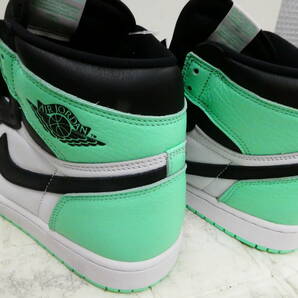 ☆NIKE Air Jordan 1 High OG Green Glow ナイキ エアジョーダン 1 ハイ OG グリーン グロー DZ5485-130 28cm 未使用保管品 1円スタート ☆の画像10