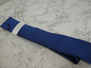 * new goods Calvin Klein Calvin Klein necktie brand blue series blue silk super-discount 1 jpy start *