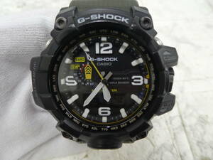 ☆ カシオ G-SHOCK Gショック MUDMASTER マッドマスター TRIPLE SENSOR タフソーラー GWG-1000 動作 中古品 1円スタート ☆