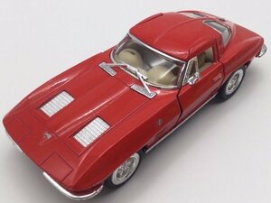 1台売り　赤色 1/36 1963 シボレー コルベット スティングレイ ミニカー Chevrolet スティングレー アメ車 クラシックカー