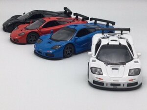 お得な4色コンプリートセット 1/34　1995年 マクラーレン F1 GTR ミニカー スーパーカー McLaren エフワン　レーシングモデル　マクラーレ