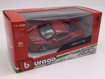 1/43 フェラーリ 488 GTB ウィンドウボックス入り レース＆プレイシリーズ ミニカー ブラーゴ_画像3