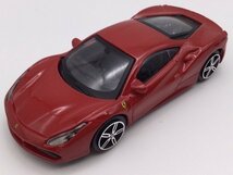 1/43 フェラーリ 488 GTB ウィンドウボックス入り レース＆プレイシリーズ ミニカー ブラーゴ_画像1