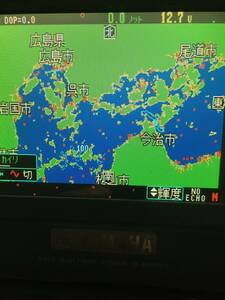  Ooita префектура . после водоснабжение из Seto внутри море направление карта данные встроенный Yamaha G PS Fish finder YF-60 NFDⅡ б/у 