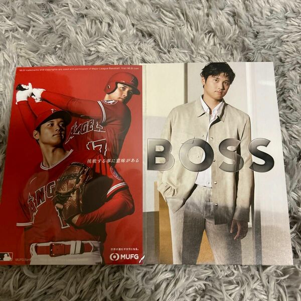 【400円】大谷翔平ショットムービーQR入ポストカード　 大谷翔平 ポストカード　ドジャース　BOSS メッセージカード