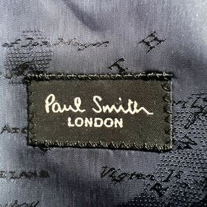 Paul Smith ポールスミステーラードジャケット ストライプ グレー ワールドマップ 世界地図 Lサイズ ビジネス オフィス ワーク デートの画像7