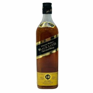 【Johnnie Walker/ジョニーウォーカー】12年 BLACK LABEL/ブラックラベル オールドスコッチウイスキー 750ml★45916