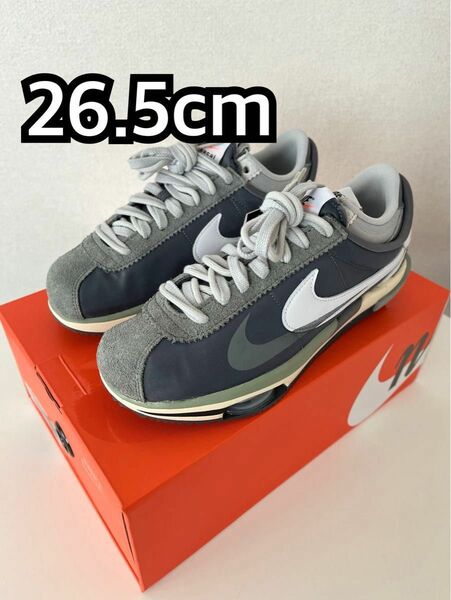 【新品】sacai × Nike Zoom Cortez Iron Grey サカイ× ナイキ ズーム コルテッツ アイアングレー