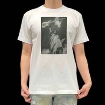 未使用 新品 自由の女神 掲げるベース ベーシスト ロック アメリカ ニューヨーク マンハッタン シンボル ユニセックス Tシャツ S M L XL 可_画像3