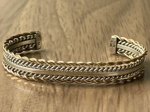  Indian jewelry bangle silver 925 unused Navajo group bracele twist wire SILVER NAVAJO silver made 