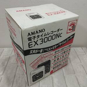 送料無料! AMANO EX3000Nc アマノ 電子タイムレコーダー タイムカード10枚付属 動作未チェック ジャンク扱いの画像10