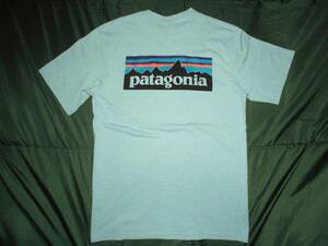 良品★patagonia パタゴニア P-6 Logo P-6 ロゴ 半袖 ポケット T シャツ S