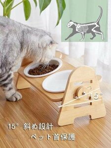 スペト用食器猫用犬用食器フートボックスルーサー皿陶器水やスタッドド