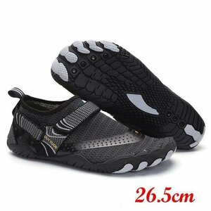  marine shoes water land both for water shoes beach shoes aqua shoes men's lady's Surf boots black 26.5cm