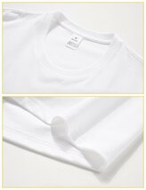 メンズ半袖Tシャツ、カットソー tシャツ メンズ 半袖 綿100％ 夏 ファッション 上着 速乾 通気性 韓国 高品質 便利 通勤　ベージュXL_画像4