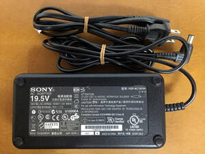 ☆　SONY VAIO　純正 ACアダプター　VGP-AC19V54　　19.5V-7.7A 外径約6.0mm 内径約4.0mm　通電確認済　☆