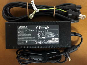 ☆　LITEON　ACアダプター PA-1131-07　19V 6.3A 外径約5.5mm 内径約2.5mm 通電確認済 ACコード付属　☆