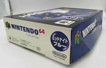 ニンテンドー64 ミッドナイトブルー 純正品 NINTENDO 任天堂 ゲーム機 動作確認済_画像4