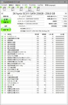 SK hynix SC311 SATA SSD 256GB 2.5インチ ハイニックス CrystalDiskInfo正常動作確認済_画像3