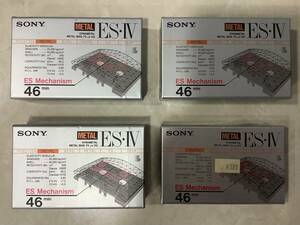 14507 1円〜 未開封 SONY ソニー METAL ES.IV 46min 計7本 セット メタル カセットテープ メタルポジション 46分 詳細不明保管品