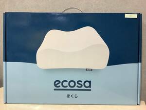 ③ 1円〜 定価10,000円 新品未使用 ecosa エコサ枕 安眠枕 低反発まくら