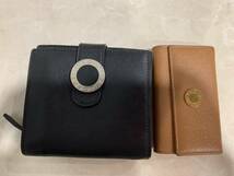 1円～ BVLGARI ブルガリ 財布＆キーケースセット ビー・ゼロワン レザー_画像1