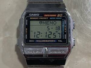 1円～ CASIO カシオ DATABANK 80 ILLUMINATOR DB-810 データバンク イルミネーター メンズ デジタル 腕時計