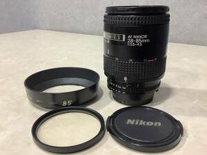 1円〜 Nikon AF NIKKOR 28-85mm 1:3.5-4.5 AFレンズ 動作未確認 レンズカビ有 ジャンク品扱