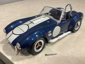 1円〜 京商 KYOSHO 1/18 ShelbyCobra 427 S/C シェルビーコブラ ブルー 何かしらのパーツ壊れ有 ジャンク品扱